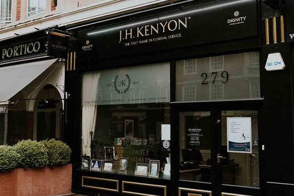 JH Kenyon funeral directors in Kensington